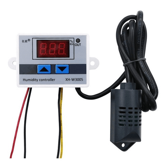 Controlador Temperatura W88 + Control Humedad Digital W3005