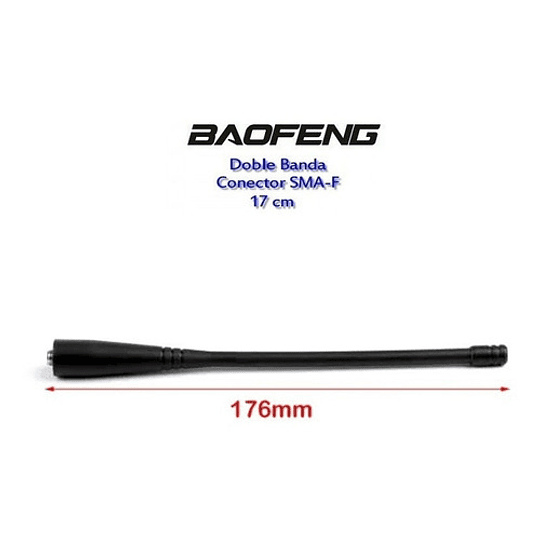 Antena 17cm Original Baofeng, Frecuencias 136-174 / 400-520m