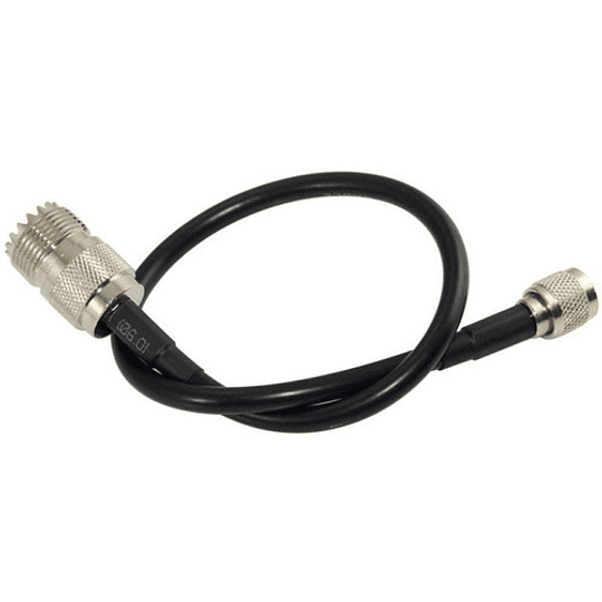 Adaptador Mini Uhf Macho A So-239, Con 15cm Cable