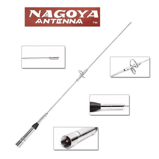 Antena Nagoya Nl-770s Con Base Magnética Con 5 Metros Cable