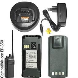 Cargador Y Batería Li-ion Para Radio Ep-350, EP-350MX