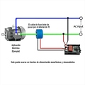 Medidor Voltaje Corriente 100-300 VAc + Detector Voltaje AC