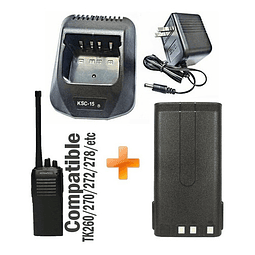 Batería Y Cargador Para Radio TK260, TK270, TK272 Y Otras