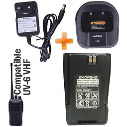 Batería Y Cargador Para Radio Baofeng UV-6 VHF