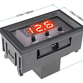 Control De Temperatura Frio/calor W1209e, Para Embutir