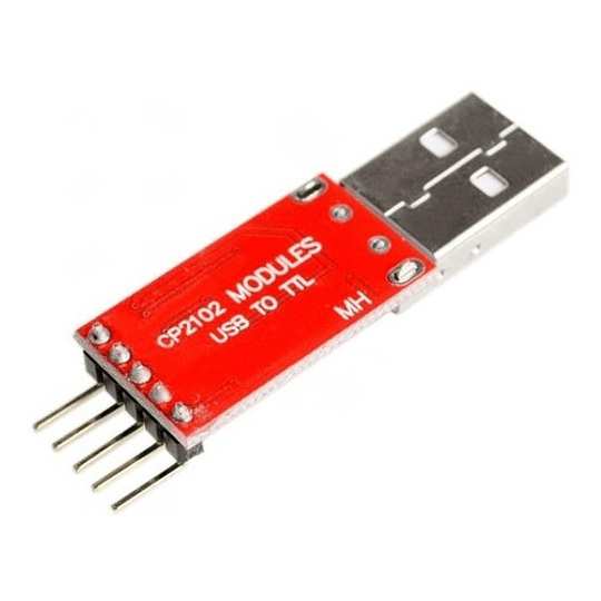 Conversor USBA TTL Chipset CP2102, Para Arduino, ESP8266