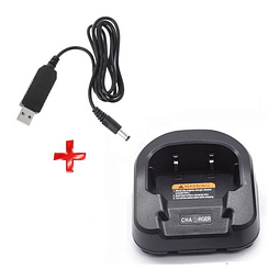 Cargador Usb 5v, Para Radios Baofeng Uv-82, Uv-8, Etc