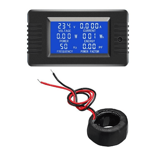 Medidor Voltaje, Corriente, Potencia, Energía AC 220 Embutir