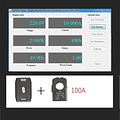 Medidor Con Interfaz RS485, AC, Corriente, Voltaje, Potencia.