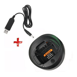 Cargador USB 5V, Para Radios Motorola EP-350 EP-350MX