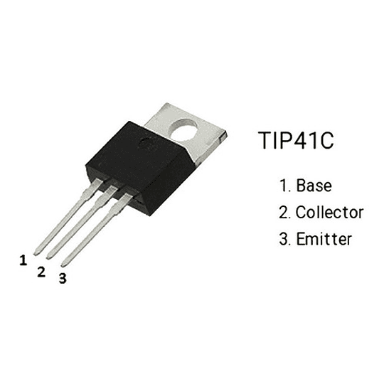 TIP41C Transistor Npn Reemplazo, 100v,  6a, To-220