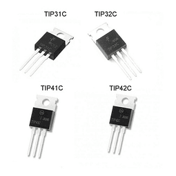 Kit 4 Transistor Reemplazo TO-220 Tip31, Tip32, Tip41, Tip42