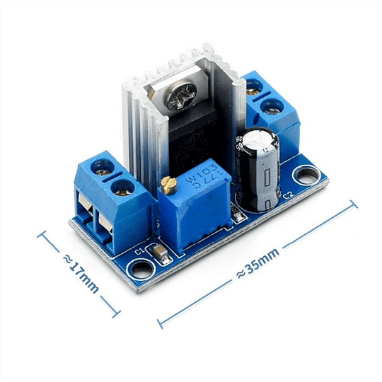 Lm317 Módulo Regulador De Voltaje Lineal Ajustable Dc-dc 