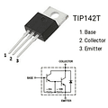 TIP142T Transistor Darlington Npn 100v, 10A, 125W