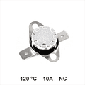 Termostato Interruptor KSD301, 120°C, 250V, 10A, NC, Cerrado