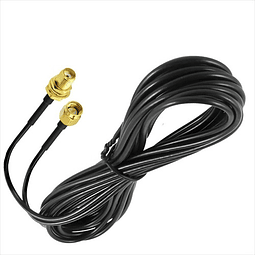 Cable 5 Metros Para Extensión Sma-m A Sma-h, Rg174, 50 Ohm