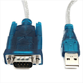 Cable Adaptador USB A Serial RS232 O DB9 + Cambio Género