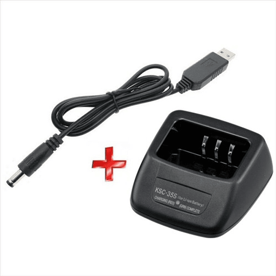 Cargador KSC-35 USB Para Baterías Kenwood Knb-45L