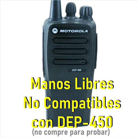 Pack 3 Manos Libres Tubo Acústico Para Radios Ep-350 Ep-450