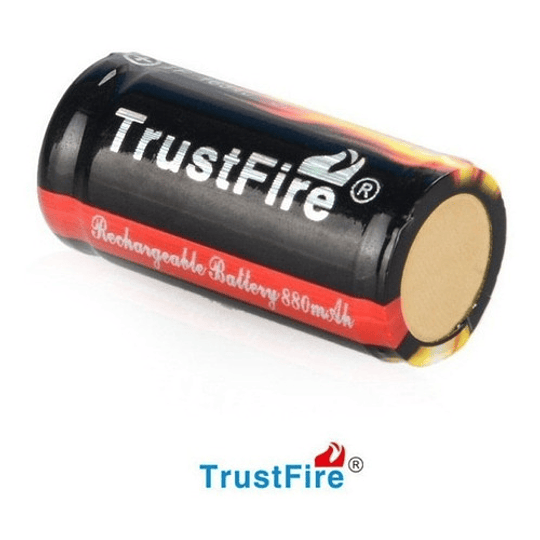 Pack 4x Baterías Trustfire 16340, Protección Pcb, 880mah