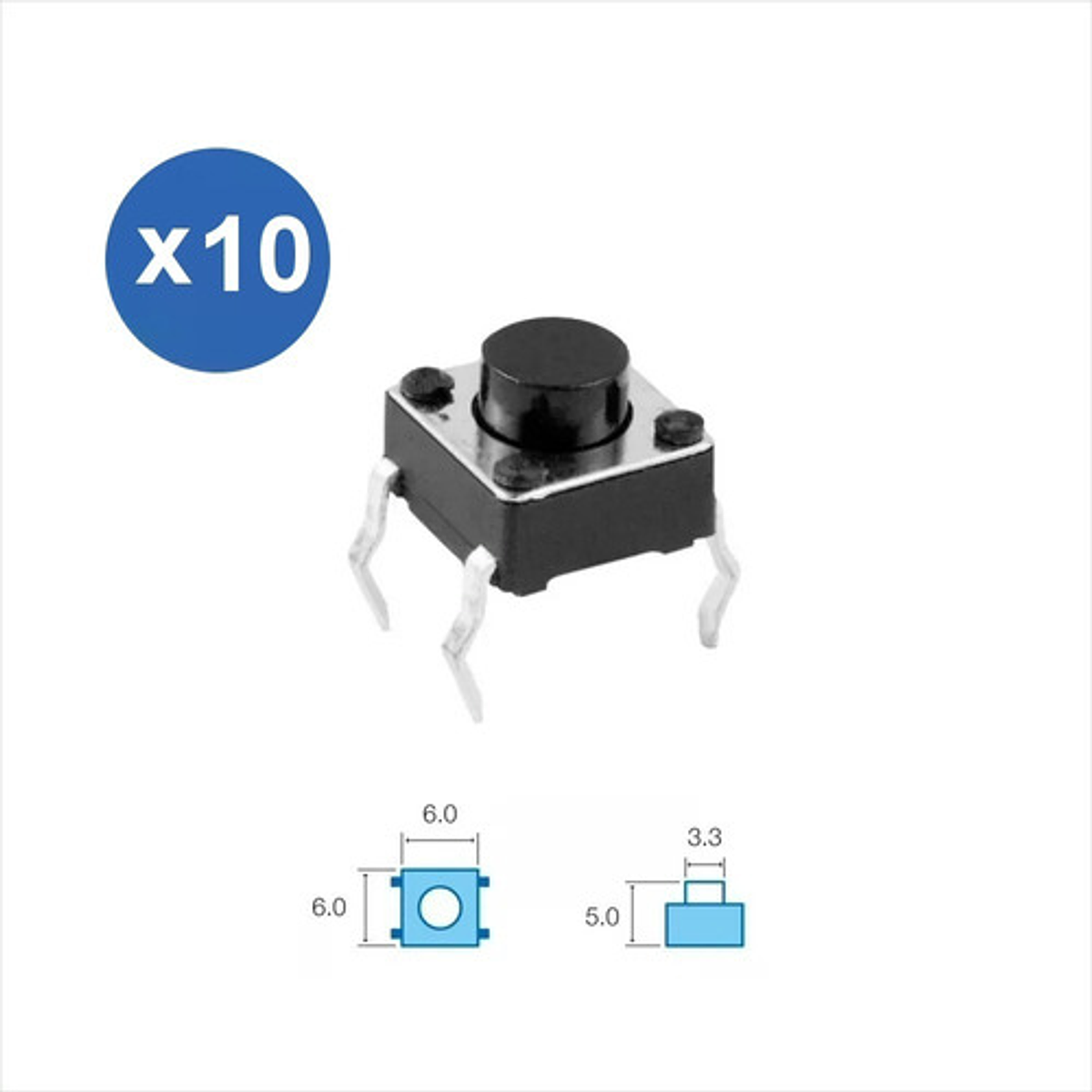 2 PEZZI INTERRUTTORE PULSANTE NORMALMENTE APERTO 125V 1A VERDE - Foto 3