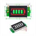 Indicador Nivel Carga Para Batería 1-8s 18650, Configurable 