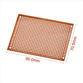 3 X Placa Perforada Pcb Para Prototipos, 1 Cara 70 X 90mm