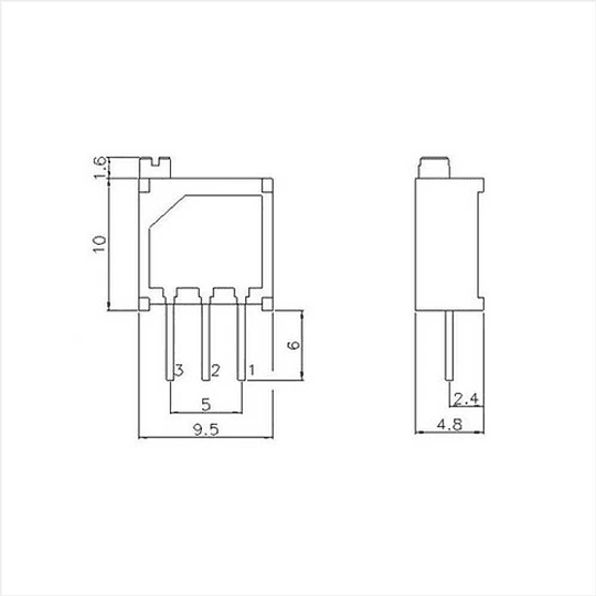 Pack 5 Potenciómetros Resistencia 10k, 3296w, Multi Vuelta