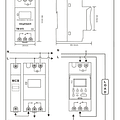 Temporizador Digital Programable Tp8a16, 220v, 16a, Riel Din