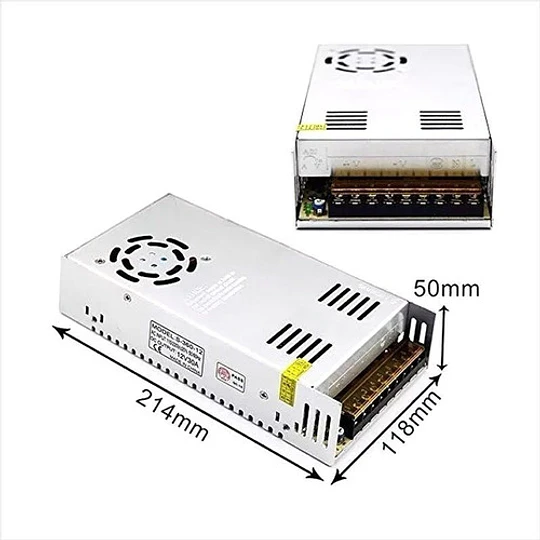 Fuente Poder 12v Dc 30a Ajustable 10 A 15V + Regalo 