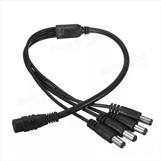 Fuente De Poder 12v 5a + Splitter 4 Salidas, Usos Variados!