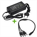 Fuente De Poder 12v 5a + Splitter 4 Salidas + Regalo + Envío