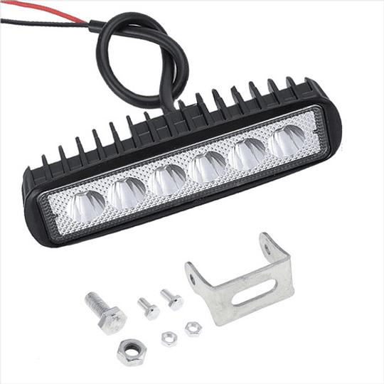 Par 2 Focos Led 18w Barra Neblinero Automóvil, Camionetas, 