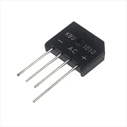 10a 1000v Kbu1010 Diodo Rectificador Puente Monofásico