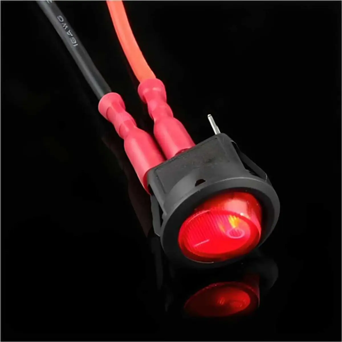 2 X Switch Interruptor Rocker On/off 21mm, 250v, 6a, Con Luz