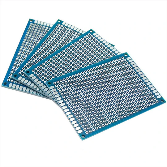 Pack De 4 Placas Perforadas Pcb Fr4 Doble Cara 50 X 70mm