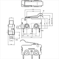 Pack De 3 Mini Interruptor Fin De Carrera Con Palanca. 5a, 