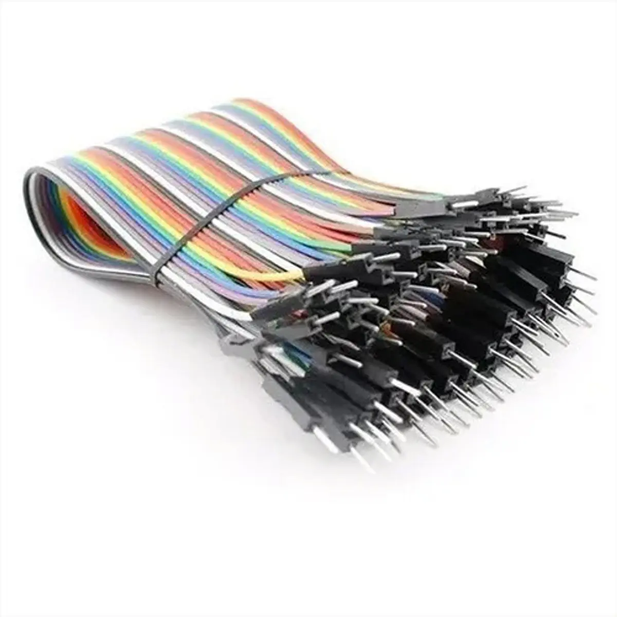 Kit De 120 Cables De 12cm Dupont Para Proyectos Arduino, Etc