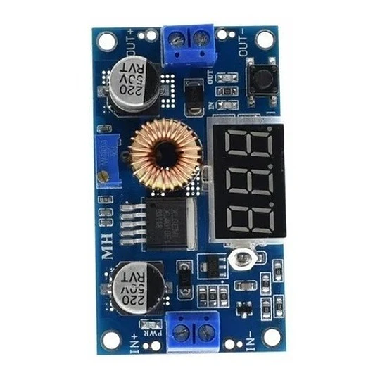 Regulador De Voltaje Step Down Xl4015 Con Display Digital