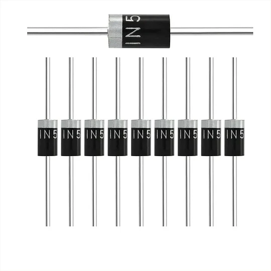 Pack 35 Diodos Rectificadores Populares 1N4007, 1N5408, 10A10