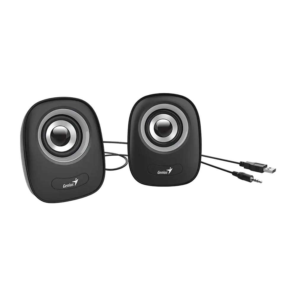 Parlantes Compactos Genius SP-Q160 – 6W, Gris 4