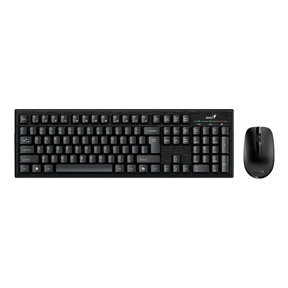 Pack Inalámbrico Genius KM-8101 AI – Teclado + Mouse para Oficina y Hogar 1