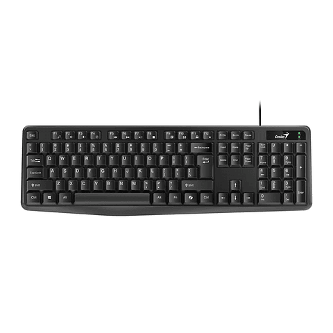 Teclado Alámbrico Genius KB-117 AI Copilot (Layout Español) – Negro