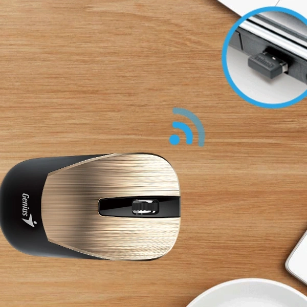 Mouse Inalámbrico Genius NX-7015 – Color Chocolate 3