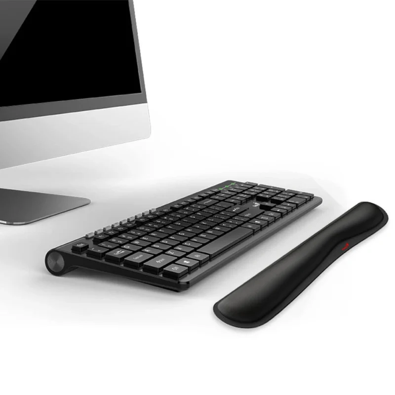 Reposamuñecas Para Teclado Genius G-WP 100 Negro 2