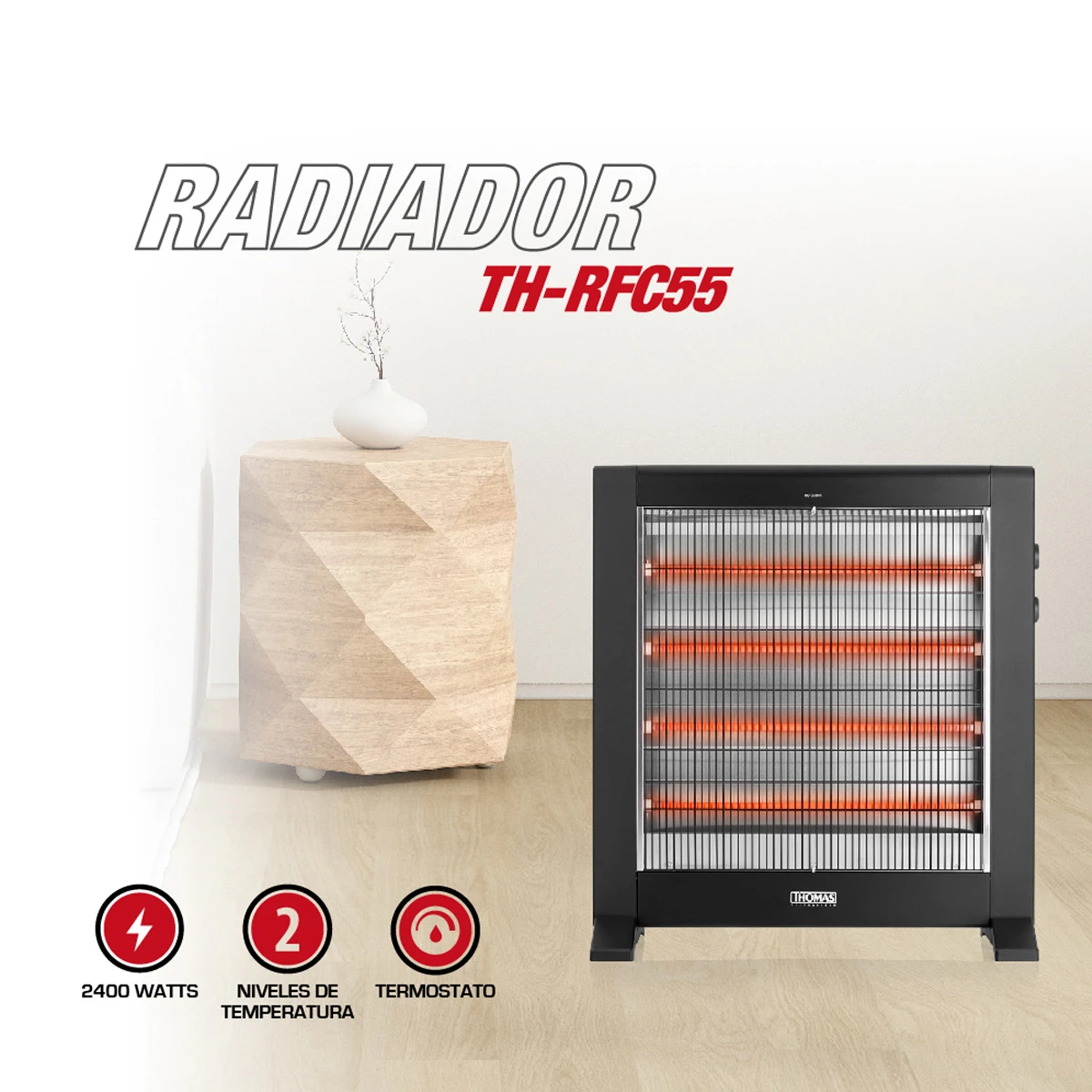 Calefactor Thomas TH-RFC55 2