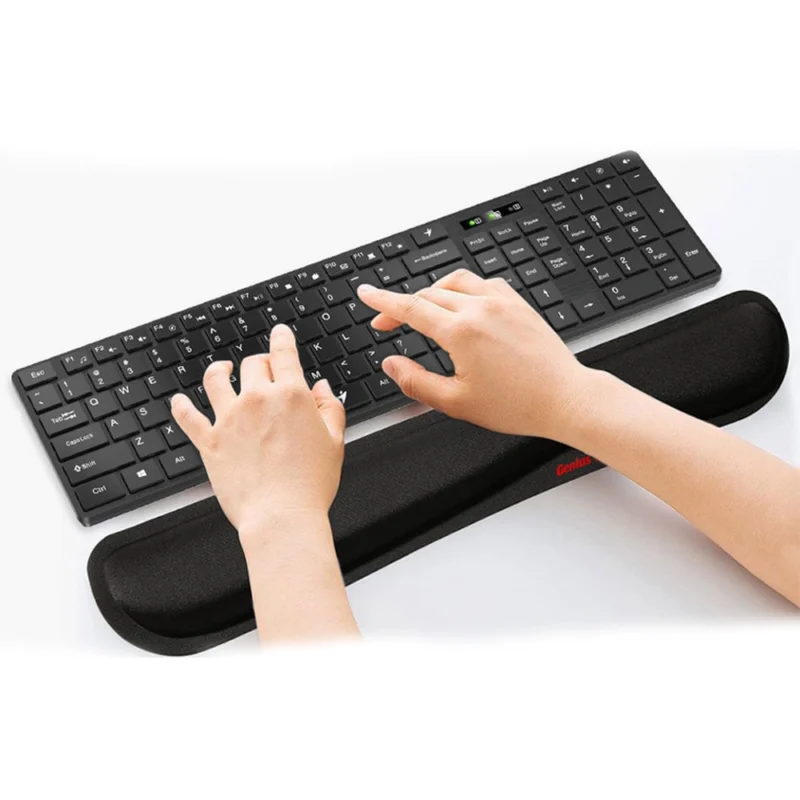 Reposamuñecas Para Teclado Genius G-WP 100 Negro 3