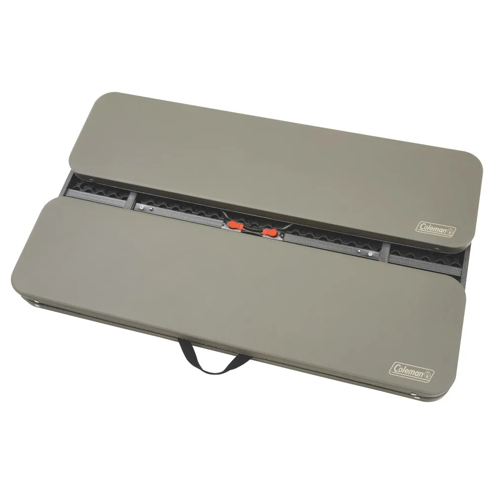 Coleman Set de Mesa y Bancos, Plegables, de 102 cm, Beige 2