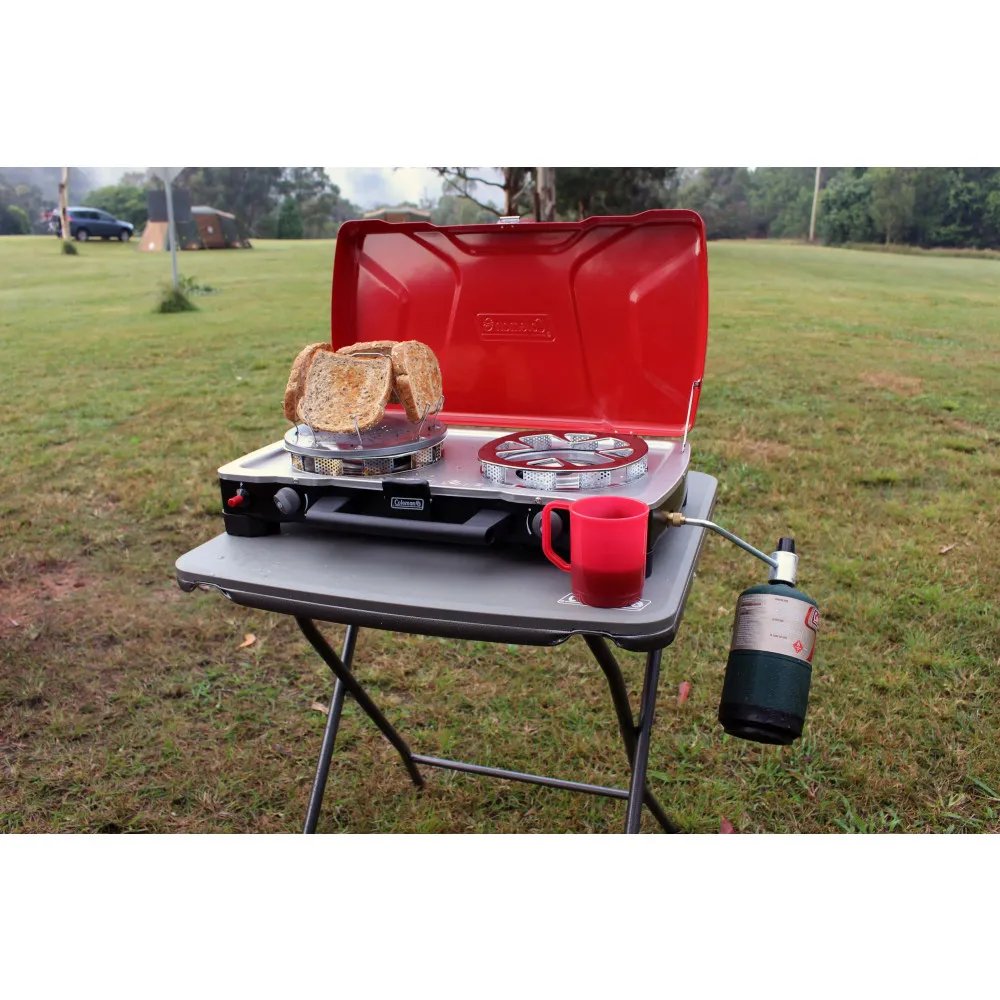 Coleman Mesa Plegable, Ligera, Fácil de Plegar, 66 cm, Gris 2