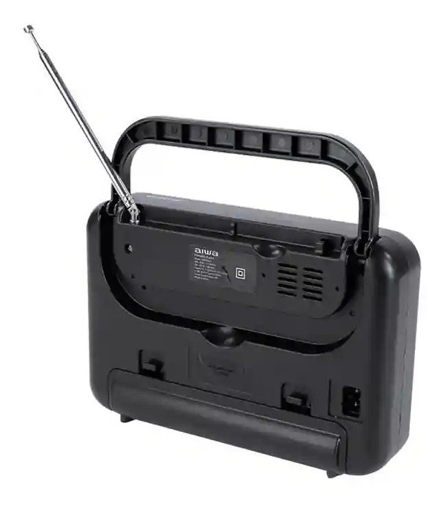 Radio Analógico Am/Fm Portátil Aiwa Awfml4 Negro 3